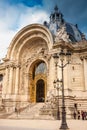 Petit Palais in a cloudy winter day just before spring Royalty Free Stock Photo