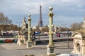 Paris, France, March 28 2017: Place de la Concorde on Summer Day in Paris, France Royalty Free Stock Photo