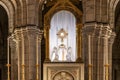 Paris, France - March 14, 2018: Sacred receptacle inside The Basilica of the Sacred Heart of Paris, is a Roman Catholic church and Royalty Free Stock Photo