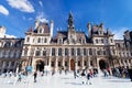 Skating near hotel de ville, Paris