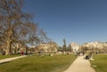 Square of Place de la Nation, around the statue of the Nation, near Cours de Vincennes in Paris