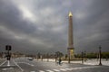 Place de la Concorde, near Champs Elysees in Paris Royalty Free Stock Photo