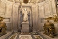 Paris, France - March 17, 2018: The tomb of Napoleon Bonaparte inside the Cathedral Les Invalides Royalty Free Stock Photo