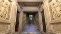 Paris, France - March 17, 2018: The tomb of Napoleon Bonaparte inside the Cathedral Les Invalides Royalty Free Stock Photo