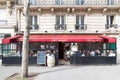 The traditional Parisian bistro Chez Margot , Paris, France.