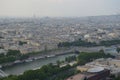 PARIS, FRANCE - MARCH 29, 2014: VIEW FROM TORRE EIFFEL