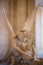 Paris, France - May 3, 2014 : Antonio Canova`s statue Psyche Revived by Cupid`s Kiss, first commissioned in 1787