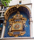 Conciergerie Clock Horloge which are located on the building Palace Of Justice, Paris, France.