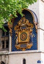Conciergerie Clock Horloge which are located on the building Palace Of Justice, Paris, France.