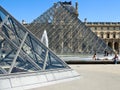 The Court of Napoleon in the Louvre in Paris