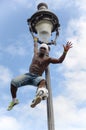 Paris,France - May 29, 2014 - Footballer freestyler, Iya Traore