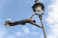 Paris,France - May 29, 2014 - Footballer freestyler, Iya Traore