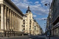 Haussmann buildings in Reaumur street Royalty Free Stock Photo