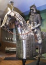 Knight and his horse in steel armor. Museum of Orsay