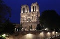 Notre Dame cathedral in Paris, France Royalty Free Stock Photo