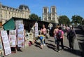 Book and souvenir stalls along the Seine, Paris