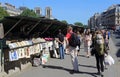 Book and souvenir stalls along the Seine, Paris