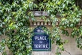 Place du Tertre street sign