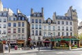 Rue Saint-Antoine in 4th arrondissement in Paris