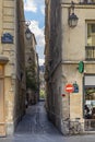 Rue Saint-Antoine in 4th arrondissement in Paris