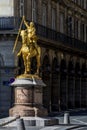 Statue of Joan of Arc in Paris Royalty Free Stock Photo