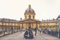 Street view of Paris city in vintage style