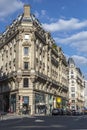 Typical haussmann buildings in Paris