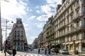 Typical haussmann buildings in Paris Royalty Free Stock Photo