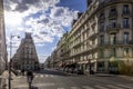 Typical haussmann buildings in Paris
