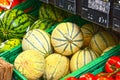 Vegetables and fruits are sold on the streets of Paris, France