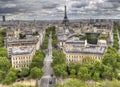 Cityscape of Paris with Eifeltower, France Royalty Free Stock Photo