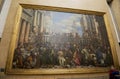 The Wedding Feast at Cana by Paolo Veronese, the largest painting at the Louvre Museum