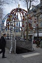 Paris, France - Metro Palais Royal entrance