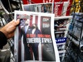 Newspaper Joe Biden`s US presidential election victory against Donald Trump