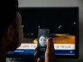 Apple iPhone XS Pro FaceID Anonymous Hacker