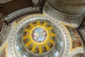 PARIS, FRANCE, NOVEMBER 24 2015. Dome over Napoleon`s Tomb at th