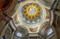 PARIS, FRANCE, NOVEMBER 24 2015. Dome over Napoleon`s Tomb at th