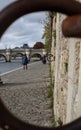 PARIS, FRANCE - November 02, 2023: Pont Neuf beautiful bridge in Paris