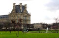 Paris. France. 23 November 2020. View of the French Tuileries Park in the historical center