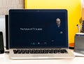 Macbook Pro Touch Bar presentation Apple TV Future Tim Cook