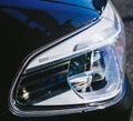 BMW Adaptive Xenon LED headlight detail Royalty Free Stock Photo