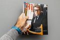 Yves Saint laurent Fashion Designer on the cover of m magazine l