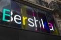 Bershka logo on Bershka store