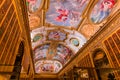 Mazarin gallery ceilings, national library, Paris, France