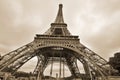 Close up of the Eiffel Tower Tour Eiffel