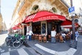 Famous Cafe Palais Royal located in the first arrondissement, in the city epicenter at Rue Saint Honore.