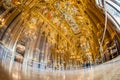 Paris, France - October 2017: Grand foyer inside of the Palais Garnier Opera Garnier in Paris, France. Its ceiling by Royalty Free Stock Photo