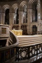 Interior of Basilica Sacre Coeur in Montmartre district of Paris, France Royalty Free Stock Photo