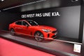 Paris, France - October 03, 2018: KIA Stinger at Paris Motor Show Royalty Free Stock Photo