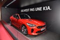 Paris, France - October 03, 2018: KIA Stinger at Paris Motor Show